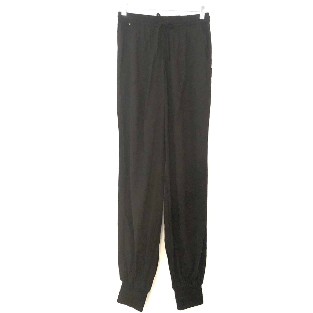 Skemo Black Babucha Jogger Rayon Pants NWT
